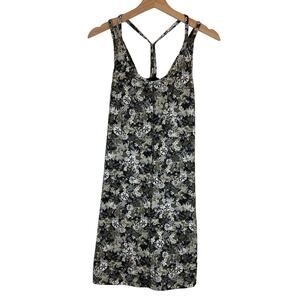 Patagonia Racer Back Dress Sleeveless Active Neo Tropics Gray Women's Size XS